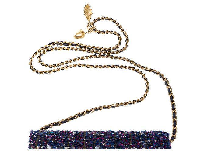 CHANEL Wallet on Chain bag in Multicolor Tweed - 101578 Multiple colors - view 10
