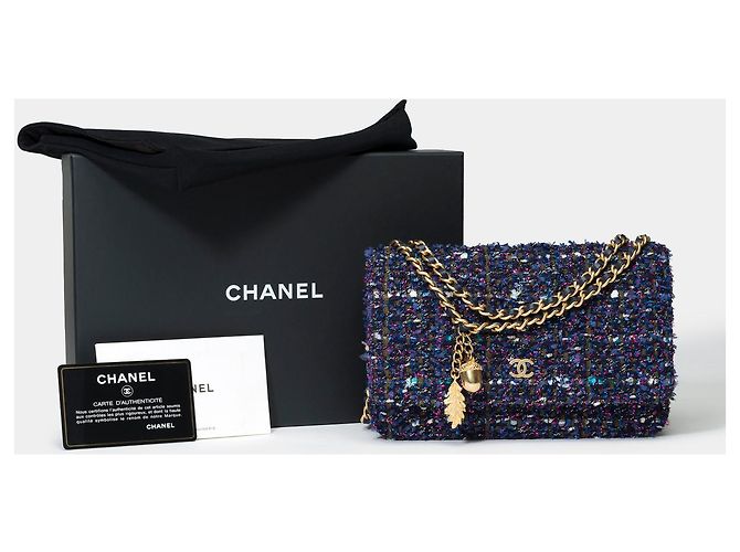 CHANEL Wallet on Chain bag in Multicolor Tweed - 101578 Multiple colors - view 2
