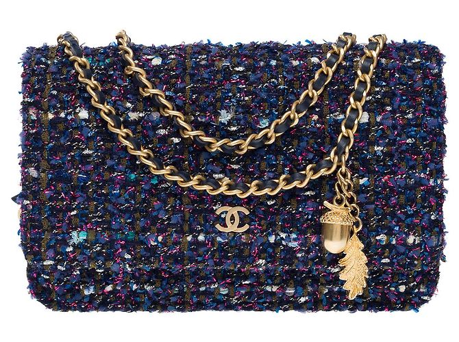 CHANEL Wallet on Chain bag in Multicolor Tweed - 101578 Multiple colors - view 3