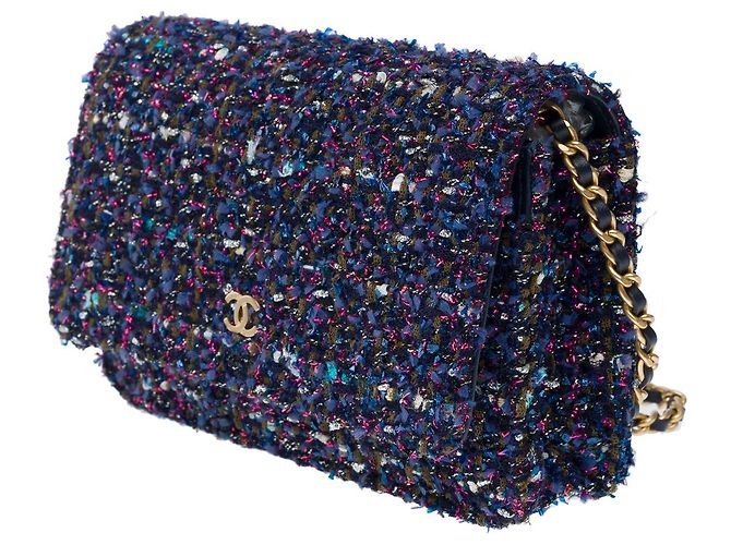CHANEL Wallet on Chain bag in Multicolor Tweed - 101578 Multiple colors - view 5