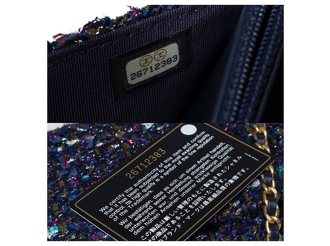 CHANEL Wallet on Chain bag in Multicolor Tweed - 101578 Multiple colors - view 8