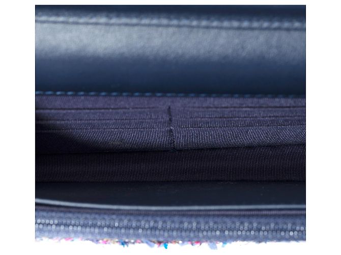 CHANEL Wallet on Chain bag in Multicolor Tweed - 101578 Multiple colors - view 9