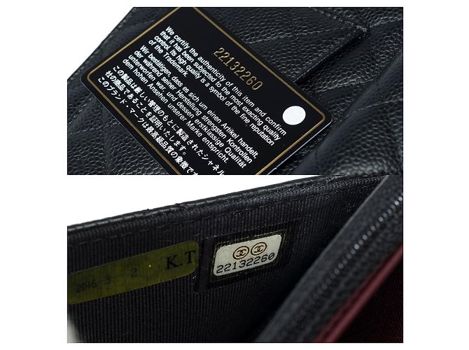 Sac CHANEL Wallet on Chain en Cuir Noir - 101580 - vue 8
