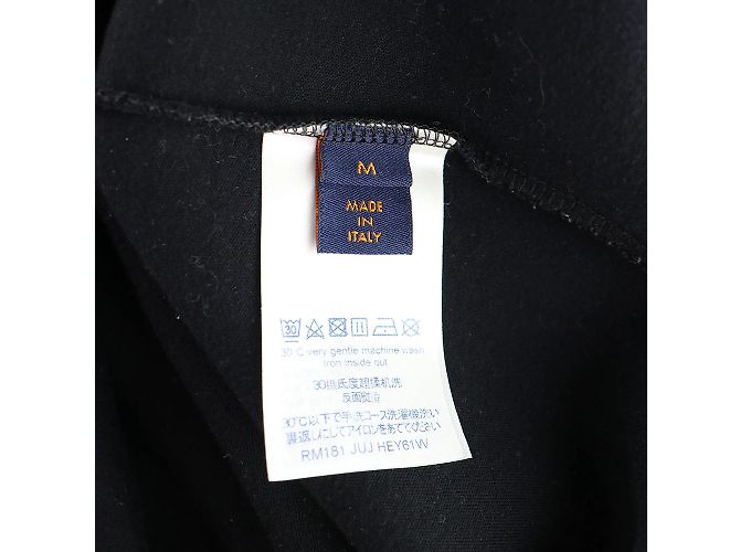 LOUIS VUITTON - Sudadera de algodón Malletier 1854 (M) Negro - vista 4