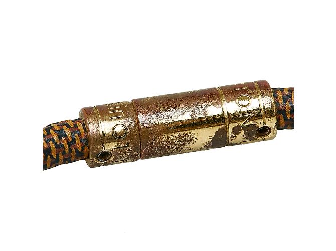 Twist Bracciale Louis Vuitton Damier Ebene Keep It marrone - vista 4