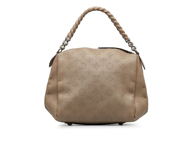 Taupefarbene BB-Tasche mit Louis Vuitton-Monogramm Mahina Babylone Chain - Ansicht 3