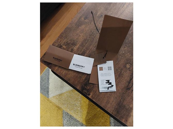 Burberry-Note-Check-Tasche Braun - Ansicht 7