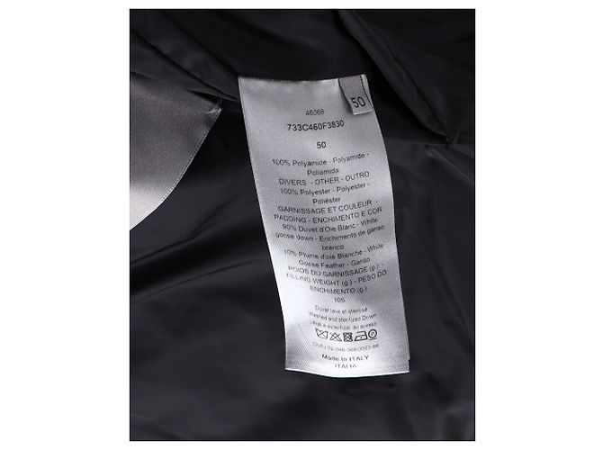 Dior Pufferjacke aus schwarzem Polyamid - Ansicht 6