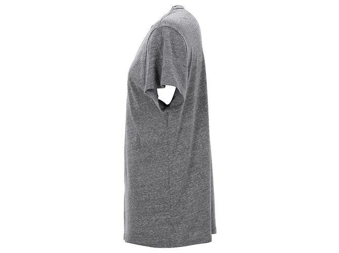 T-shirt Amiri Logo in cotone Grigio - vista 2