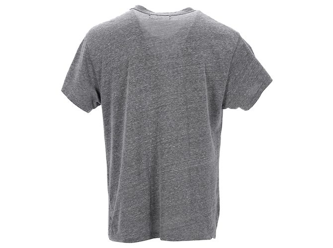 T-shirt Amiri Logo in cotone Grigio - vista 3