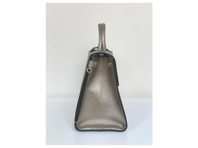 Borsa a mano Dior Diorever in Pelle Oro - vista 4
