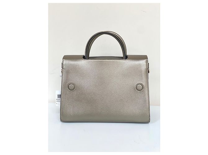 Borsa a mano Dior Diorever in Pelle Oro - vista 7