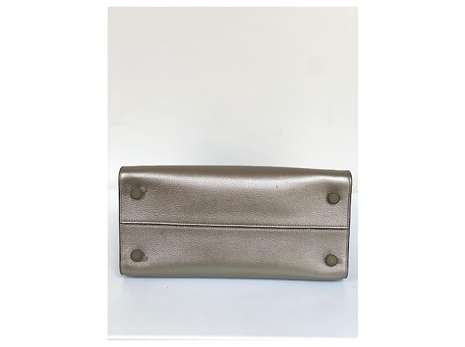 Borsa a mano Dior Diorever in Pelle Oro - vista 8