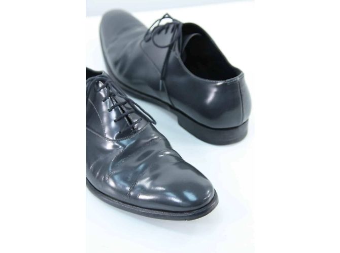 Saint Laurent Derby di pelle - vista 4