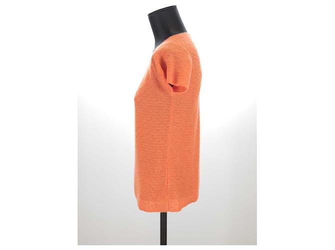 Franck Namani Top de cachemir Naranja - vista 3