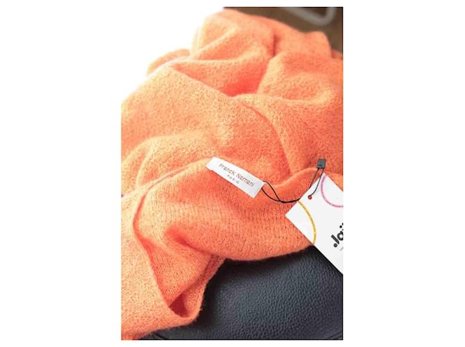 Franck Namani Top de cachemir Naranja - vista 5