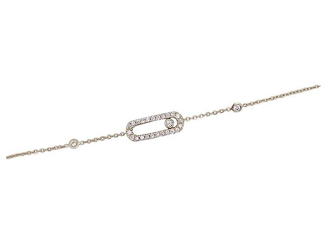 Armband Messika, „Beweg Uno Pavé“, Gelbgold und Diamanten. - Ansicht 5