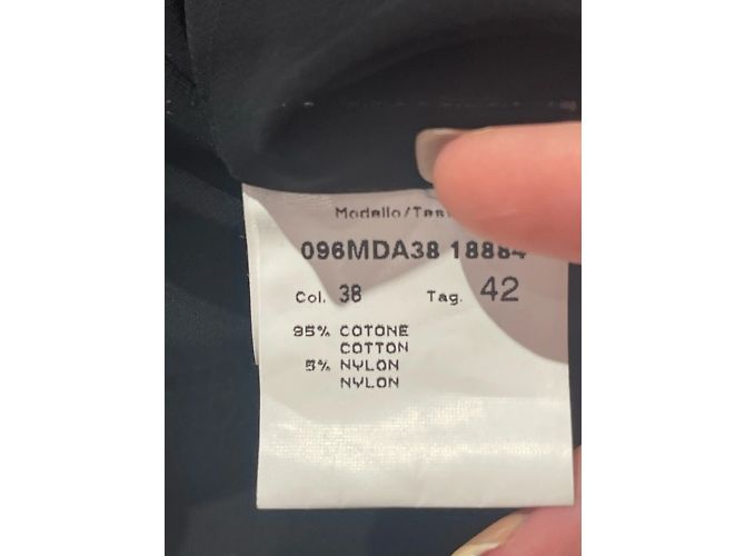 Vestido MSGM T.IT 42 Algodão Caqui - vista 5