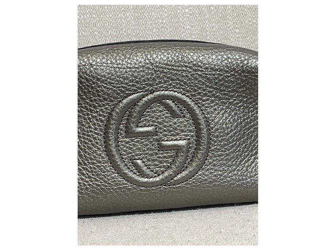 Marmont Borse a mano GUCCI T. Pelle Grigio - vista 2