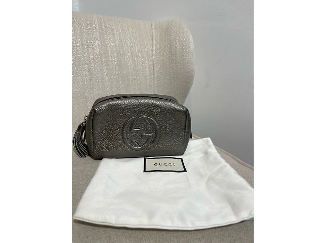 Marmont Borse a mano GUCCI T. Pelle Grigio - vista 9