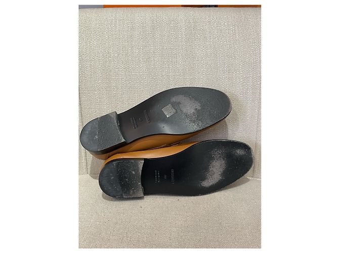Kelly Hermès HERMES Flats T.EU 40 Leder Kamel - Ansicht 7