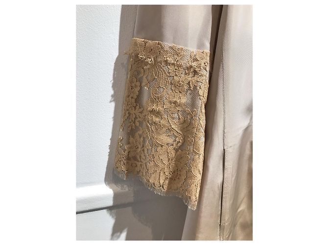 LA PERLA Abrigos T.Internacional XS Algodón Beige - vista 3