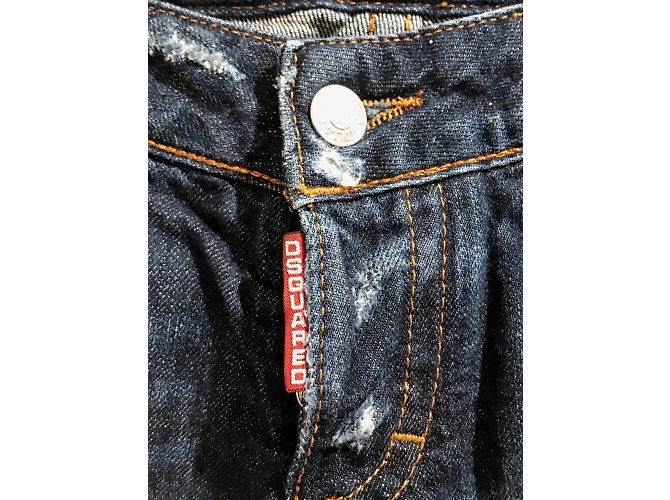 Jeans DSQUARED2 T.FR 36 Cotone Blu - vista 5