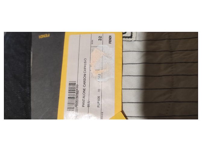 Fendi Herrenhose aus Baumwolle Dunkelblau - Ansicht 10