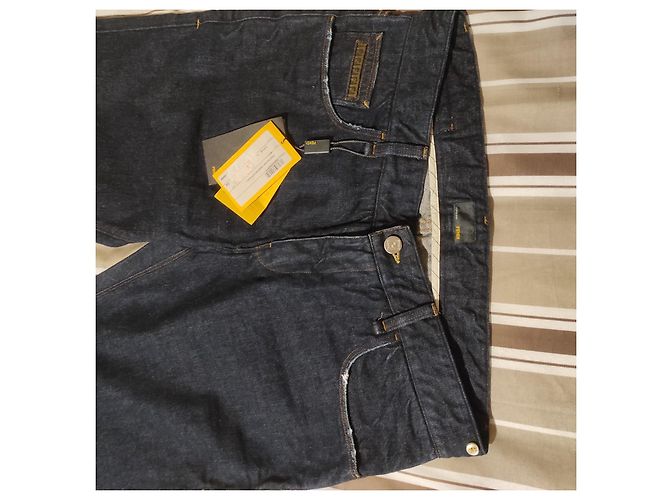 Fendi Herrenhose aus Baumwolle Dunkelblau - Ansicht 3
