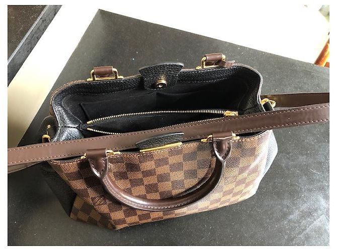 Borsa a mano Louis Vuitton Brittany Damier Ebano Pelle - vista 6