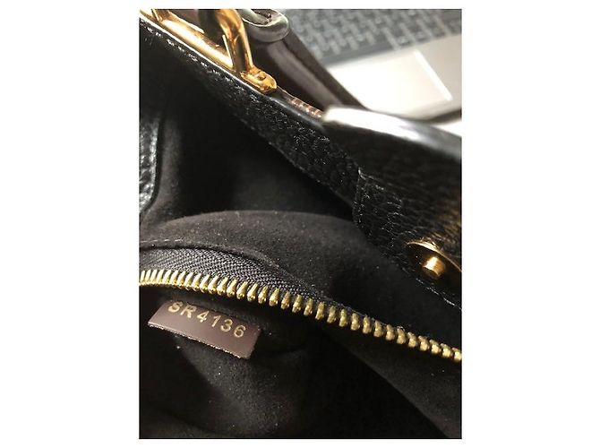 Borsa a mano Louis Vuitton Brittany Damier Ebano Pelle - vista 7