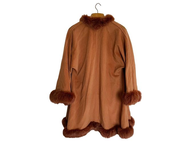 Cappotto vintage Mantella Hermès (46) Pesca - vista 12