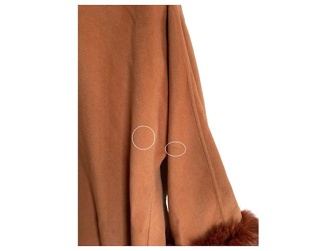 Cappotto vintage Mantella Hermès (46) Pesca - vista 14