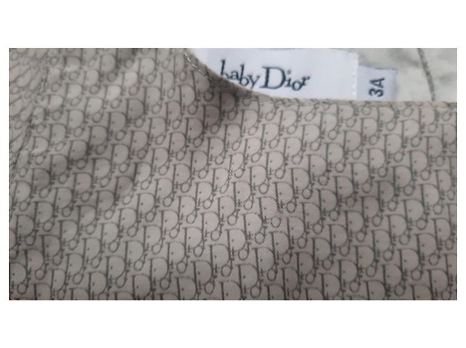 Christian Dior Seidenkleid Beige 3 Jahre - Ansicht 2