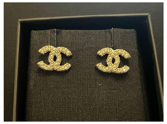 Chanel CC Goldohrringe Golden - Ansicht 2