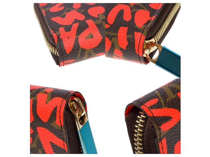 LOUIS VUITTON Zippy Accessoire aus braunem Canvas - 101586 - Ansicht 12