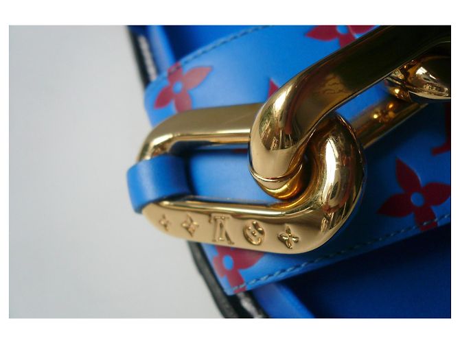 Sandália LOUIS VUITTON Paseo Flat Comfort ou Walk Comfort LV Azul claro - vista 3
