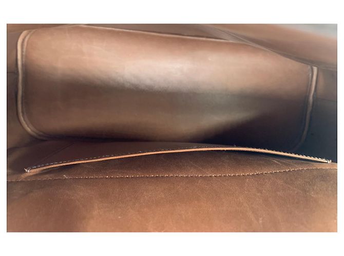 Borsa a mano Hermès Bolide in pelle marrone Marrone chiaro - vista 9