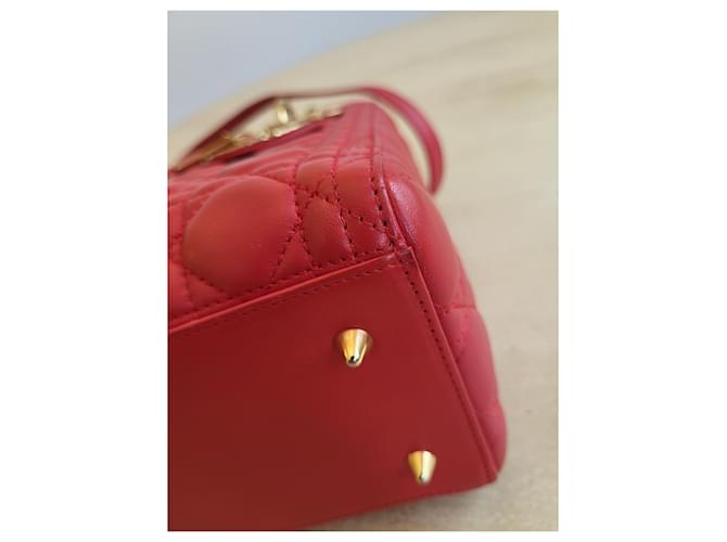 Christian Dior Lady Dior rosso e oro - vista 5