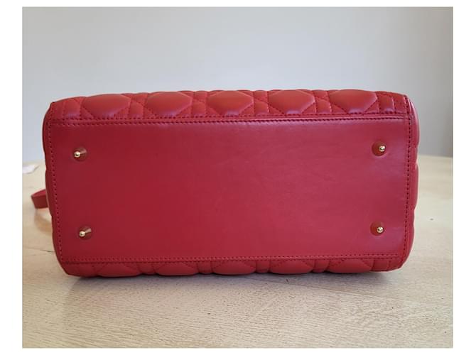 Christian Dior Lady Dior rosso e oro - vista 6