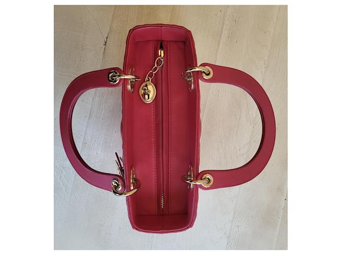 Christian Dior Lady Dior rosso e oro - vista 8