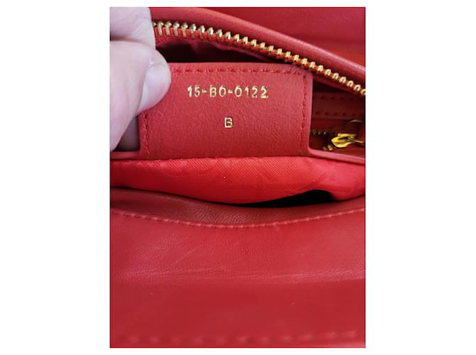 Christian Dior Lady Dior rosso e oro - vista 9