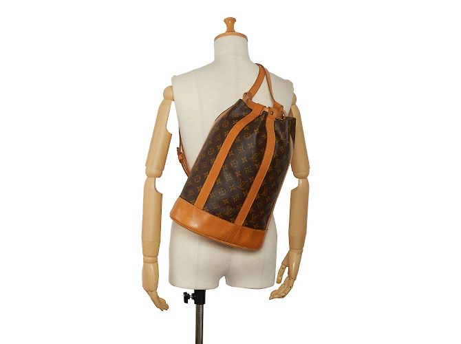 Zaino Louis Vuitton Monogram Randonnee GM marrone - vista 11