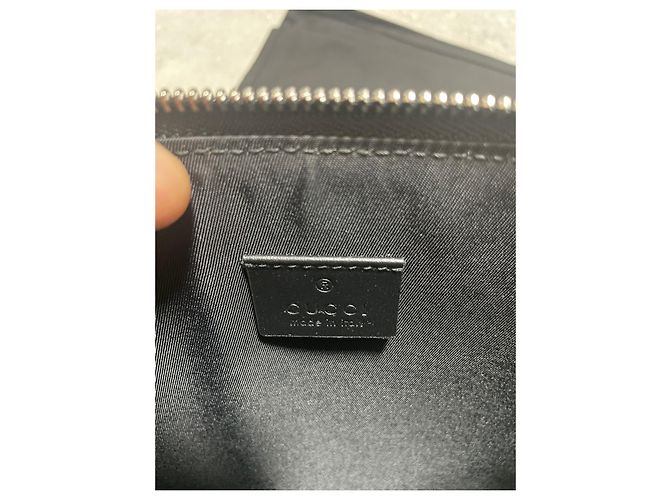 Pochette con zip Gucci GG Supreme Blooms Beige - vista 4
