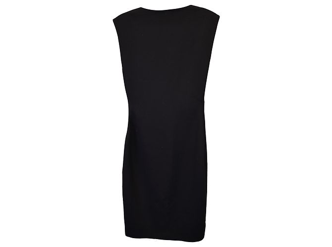 Diane Von Furstenberg Megan Kleid aus schwarzem Polyester - Ansicht 2