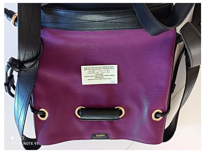 Bolsa Lancel em excelente estado, nunca usado com sua capa Fuschia - vista 3