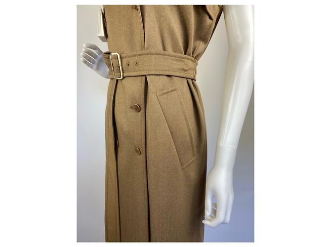 Chaleco largo de lana beige Max Mara - vista 3
