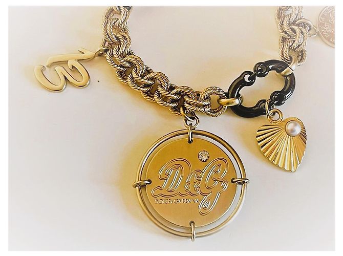 Pulsera Dolce & Gabbana "Token Money" Dorado - vista 3