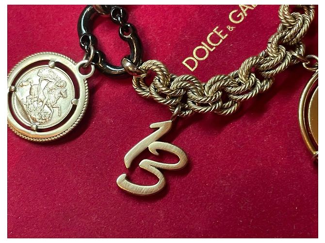 Pulsera Dolce & Gabbana "Token Money" Dorado - vista 7
