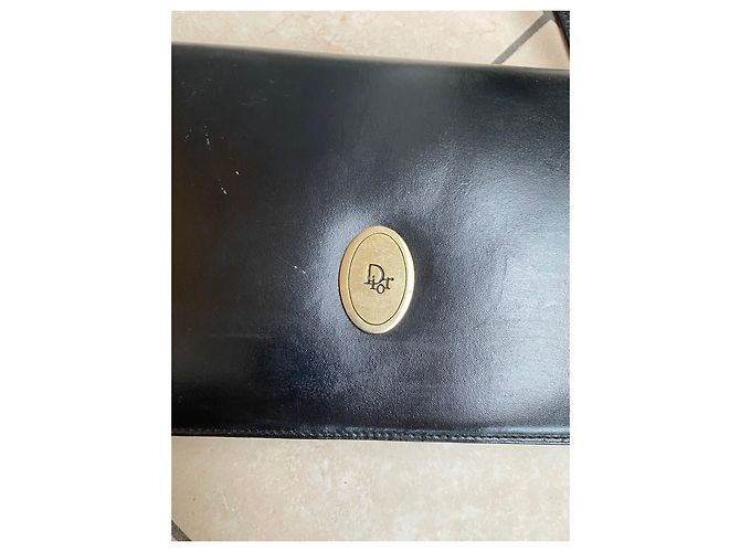 Christian Dior Handtasche aus schwarzem Leder - Ansicht 3